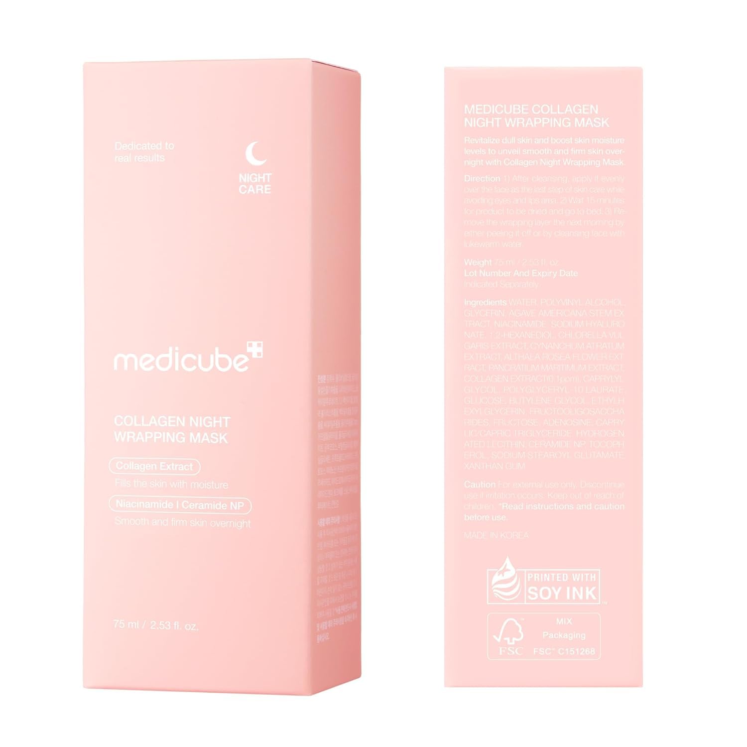 Masque Nuit Collagène – Peel-Off 75 ml medicube