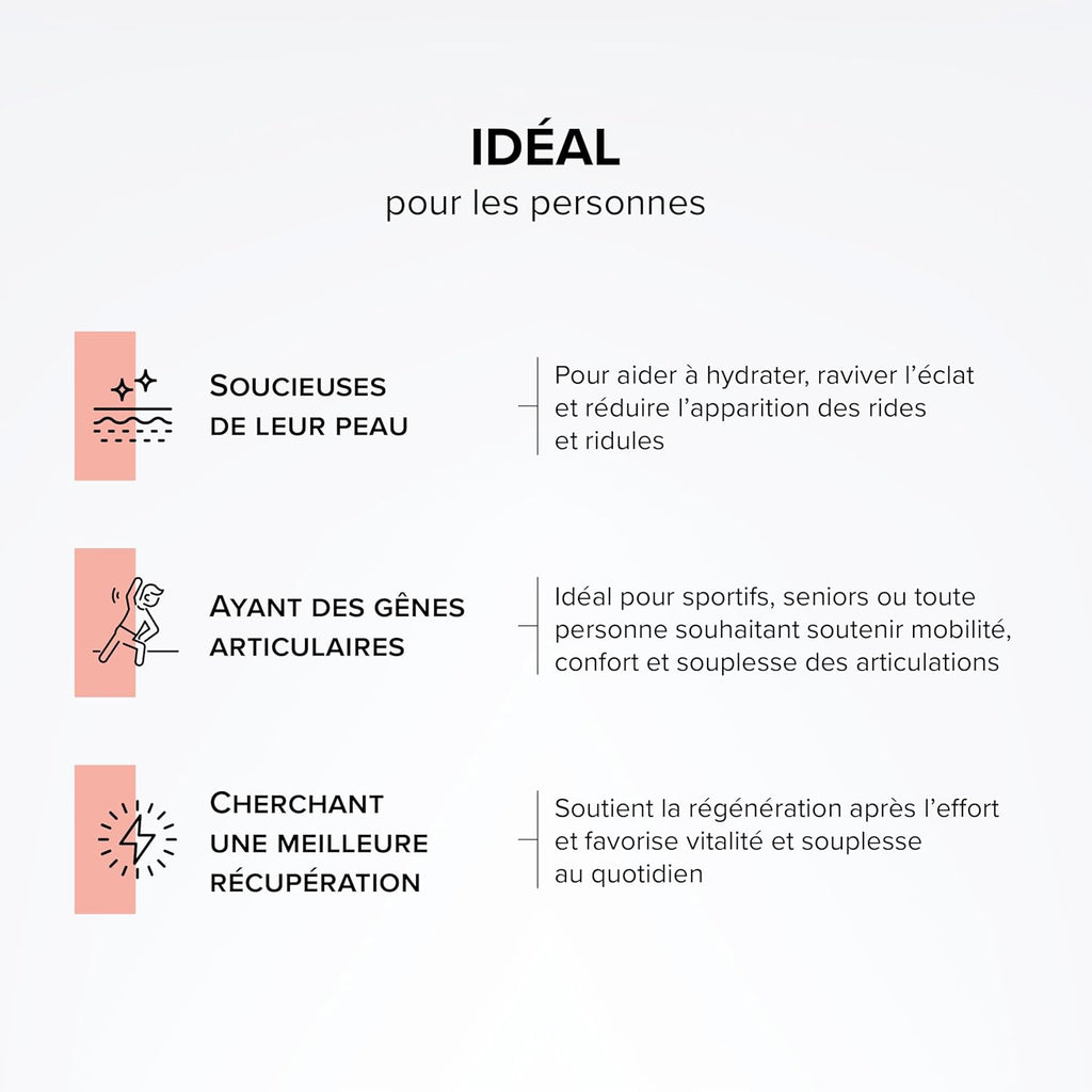 Collagène Marin Acide Hyaluronique beauté de la peau