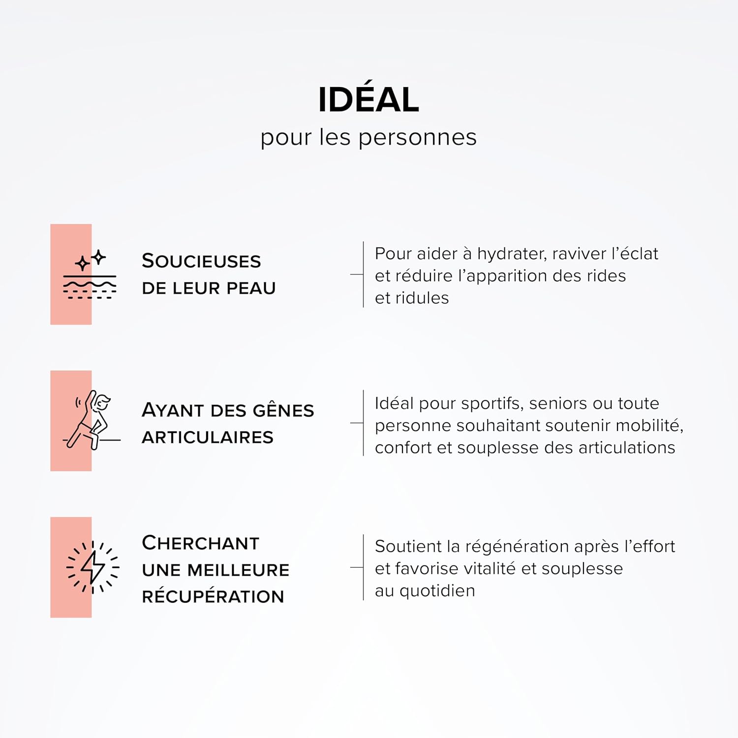Collagène Marin Acide Hyaluronique beauté de la peau