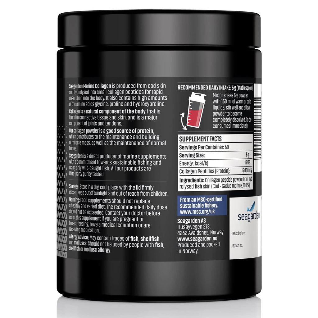 Collagène Marin en Poudre Type I – 300 g Complément Alimentaire
