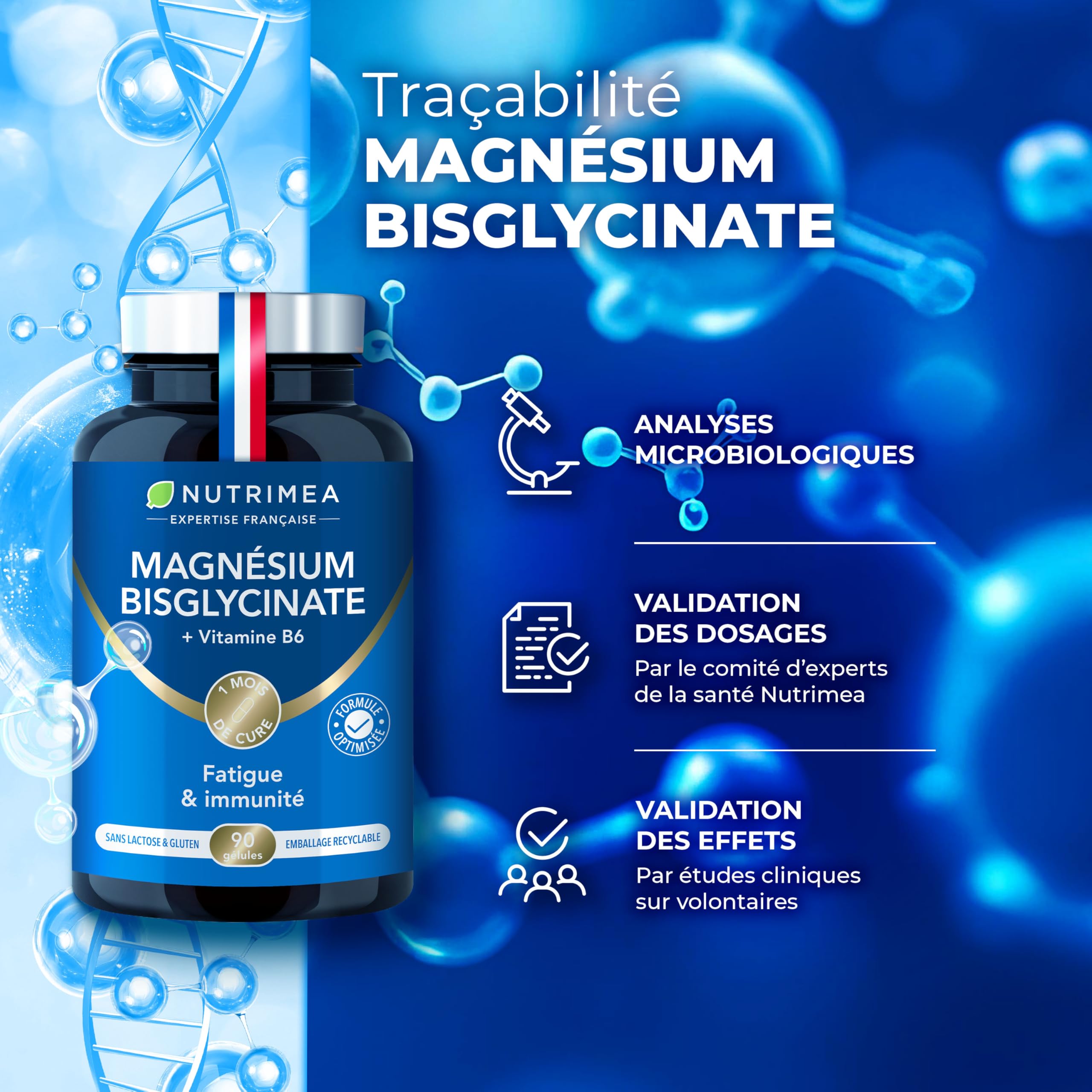 Magnésium Marin et Vitamine B6 bien-être quotidien