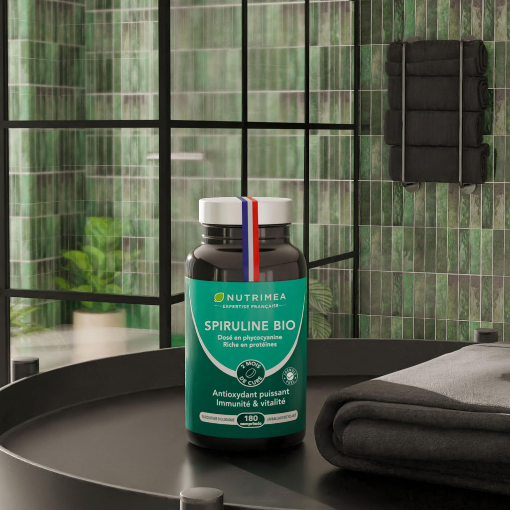 Spiruline Bio 180 Comprimés – Complément Alimentaire Nut