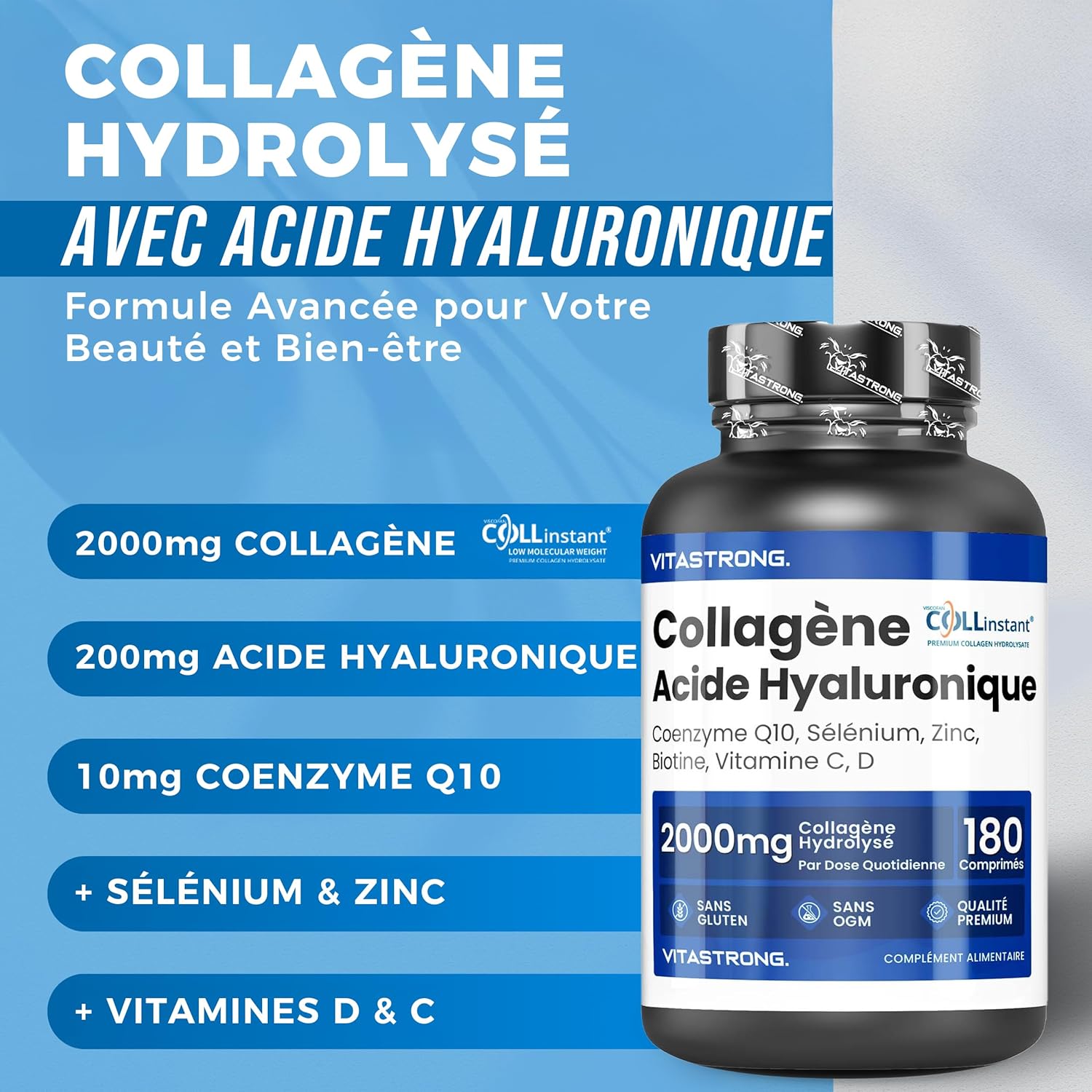Collagène Acide Hyaluronique pour la peau