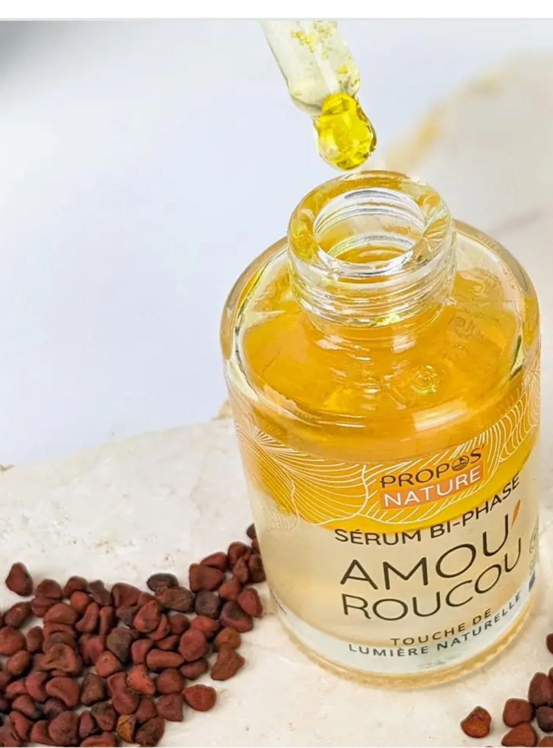 Sérum Visage Bio Roucou – Soin Éclat Naturel Teint Lumineux 30 ml