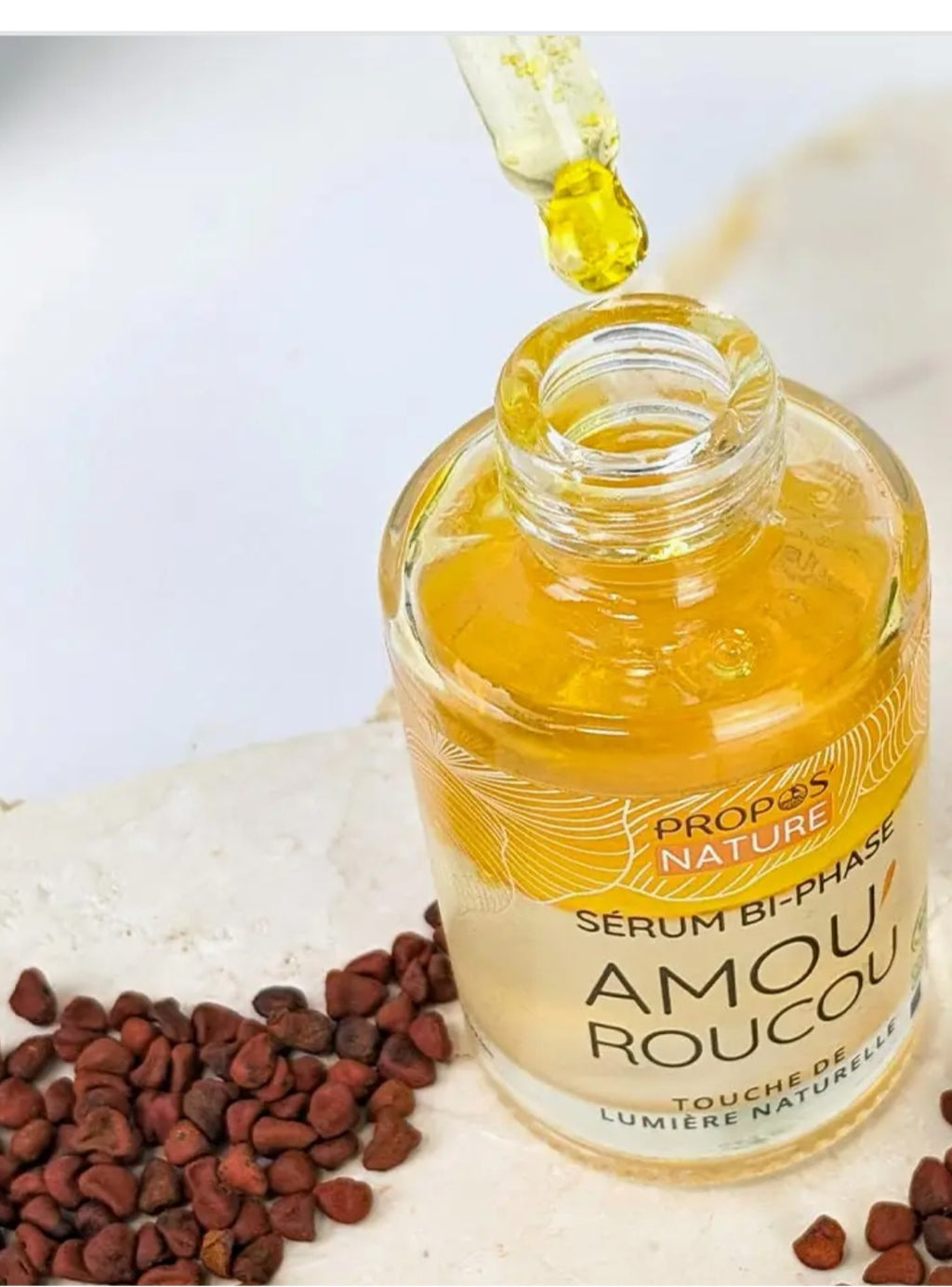 Sérum Visage Bio Roucou – Soin Éclat Naturel Teint Lumineux 30 ml