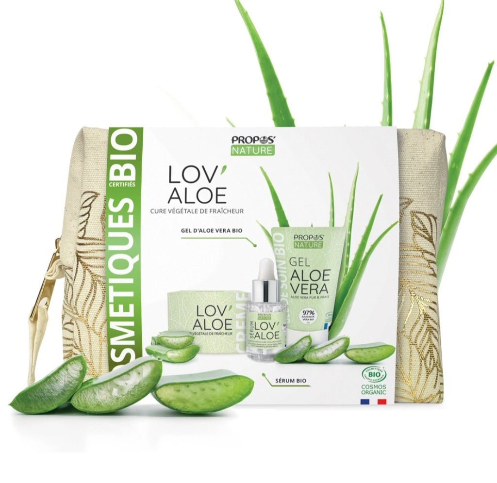 Kit Soin Visage Aloe Vera Bio – Routine Hydratante Naturelle 3 Produits