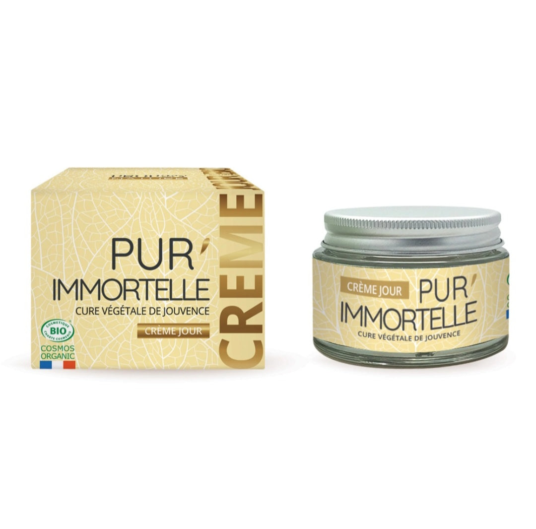 Crème de Jour Bio Immortelle 99 % d’origine naturelle