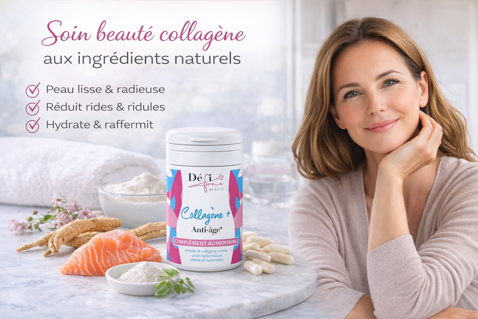 Complément Alimentaire Collagène soin de la peau premium